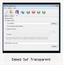 Lightbox in Iframe Videobox embed swf transparent