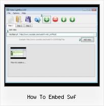 Video HTML Links how to embed swf
