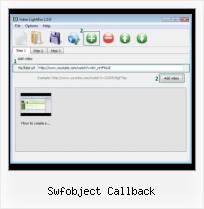 Lightbox Modifications Video swfobject callback