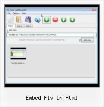 Javascript Video Examples embed flv in html