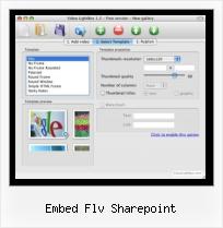 Embed Video FLV embed flv sharepoint