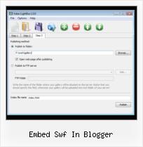 HTML Code Embed Video embed swf in blogger