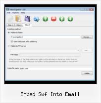 Free Flash Video Player For Web embed swf into email