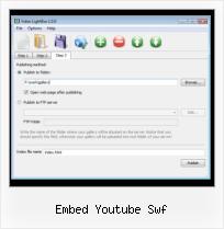 SWFobject Height Width embed youtube swf