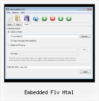HTML Video Codes embedded flv html