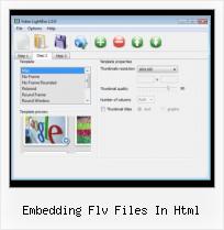 HTML Video Muting embedding flv files in html