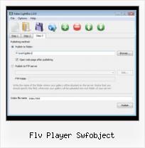 SWFobject Documentation flv player swfobject