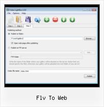 Javascript Video Window flv to web