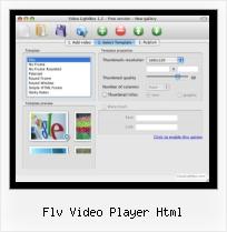 Embed Vimeo in Hq flv video player html