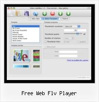 SWFobject EmbedSWF Transparent free web flv player