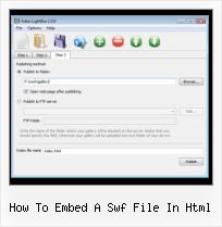 Embed Vimeo HTML how to embed a swf file in html