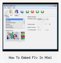 Adding Youtube Video how to embed flv in html