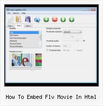 Video HTML Basics how to embed flv movie in html