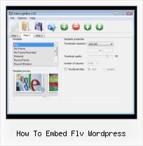 Lightbox Video Player how to embed flv wordpress