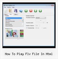 Put Youtube Video on Phone how to play flv file in html