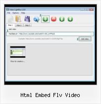 How to Put A Youtube Video On html embed flv video