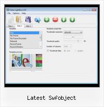 jQuery Video latest swfobject