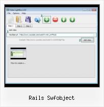 How to Embed FLV Movies rails swfobject
