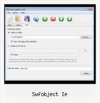 Video HTML Auto Start swfobject ie