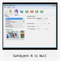 Adding Video to Website swfobject n is null
