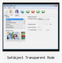 Ripe Web FLV Player swfobject transparent mode