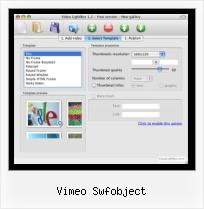 Embedding Matcafe in Flash vimeo swfobject