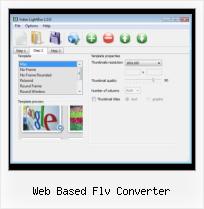 Embedding FLV Files in HTML web based flv converter