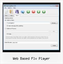 Addparam SWFobject web based flv player